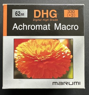 Marumi 62mm Close Up DHG Achromat Macro-330 +3 Dioptrien (Makro Nahlinse)