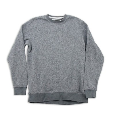 Quiksilver Pullover Gr. XXL Grau Herren Langarm Logo Oberteil Longsleeve