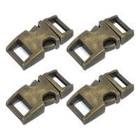 "Metallschnalle, 4Er-Pack Schnellverschlussclips (0,6\"X1,3\",Bronze)"
