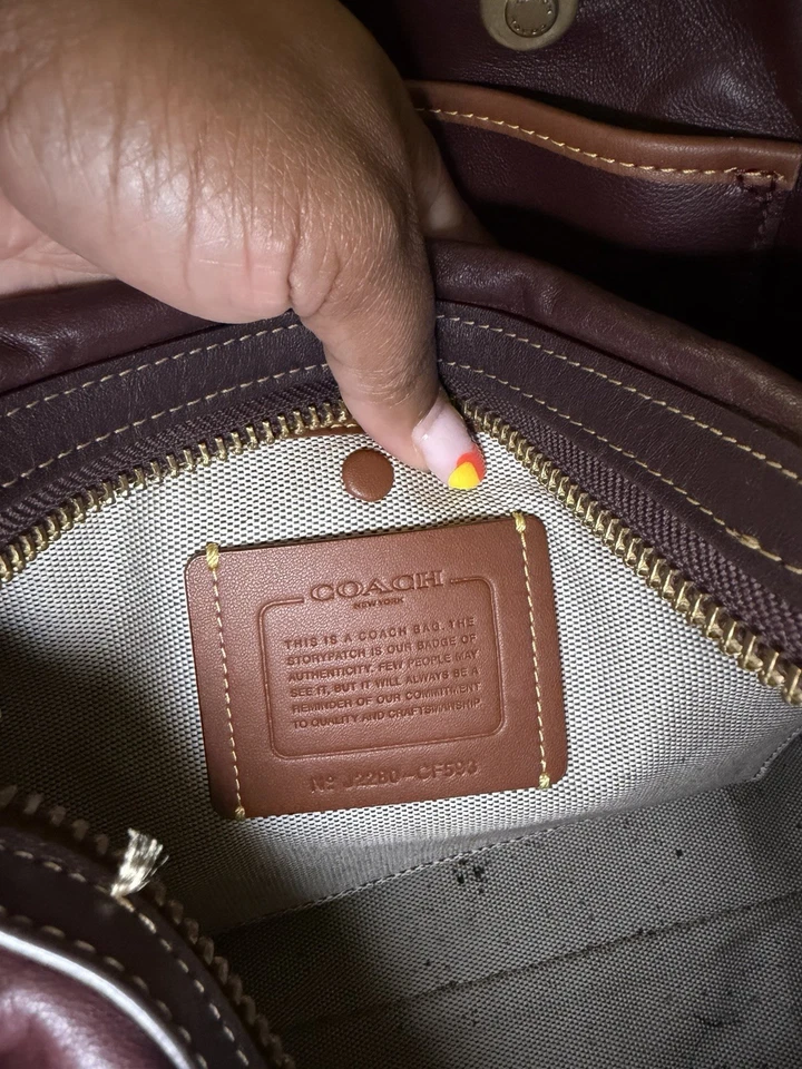 Coach Rogue Leather Gray - Image 4 of 4