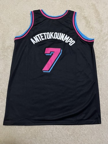 Giannis Antetokounmpo Miami Heat #7 Jersey Men’s XL