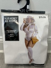 Halloween Costume Party Costume Honey Bee Keeper Adult Plus Size X-Large RARE