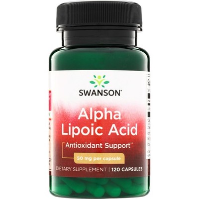 Swanson Alpha Lipoic Acid 50 mg 120 Capsules