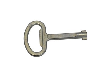 Rittal GT6 Cabinet Enclosure Door Key Silver Metal Panel Lock Industrial
