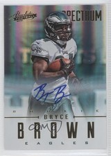 2012 Panini Absolute Rookie Spectrum Gold 139/299 Bryce Brown #111 Auto 0f8