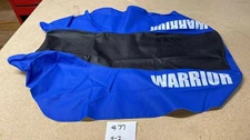 Yamaha Warrior 350 Seat Cover Blue Black Color (TN)