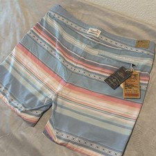 Faherty Classic Board Shorts Coastal Shores 7" Mens Size 36 NWT MSU2302
