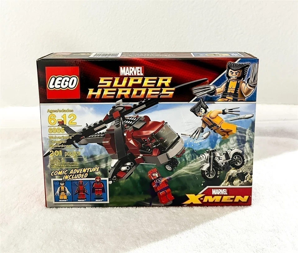 LEGO MARVEL SUPER HEROES WOLVERINE'S CHOPPER SHOWDOWN 6866 DEADPOOL SEALED NEW - Image 4 of 4