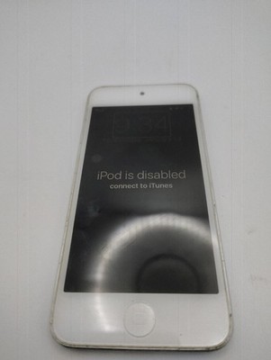 a1421 ipod touch 5 / Locked On Itunes / Not Tested /Home button Stuck /As Is