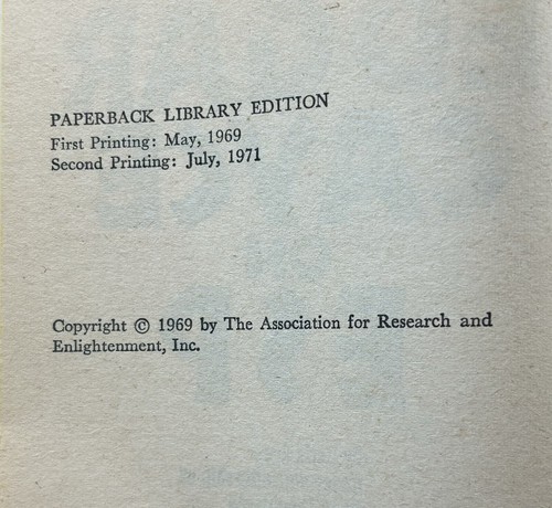 1971 - Edgar Cayce On ESP - Paperback - Picture 5 of 5