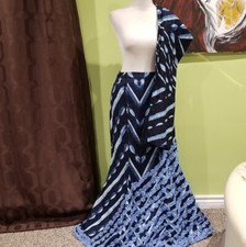 Formal 2 Piece African Print Skirt With Waist Band/Head Wrap