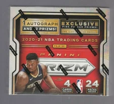 2020-21 Panini Prizm NBA Basketball Factory Sealed Retail Box 1 AUTO 96 Cards