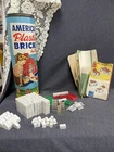 Vintage American Plastic Building Block Box W/Block City Blocks By Tri State - Picture 2 of 10