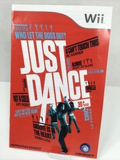 Manual Only NO GAME Just Dance Nintendo Wii Authentic To Complete Your Game