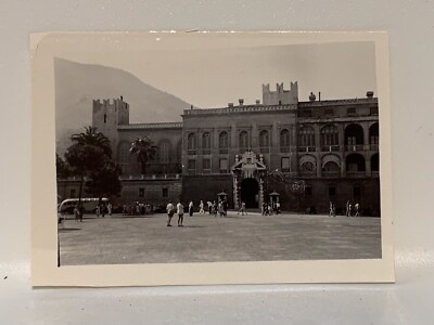 ALTES ANALOGES FOTO MONACO DER PALAST DES PRINZEN 1949