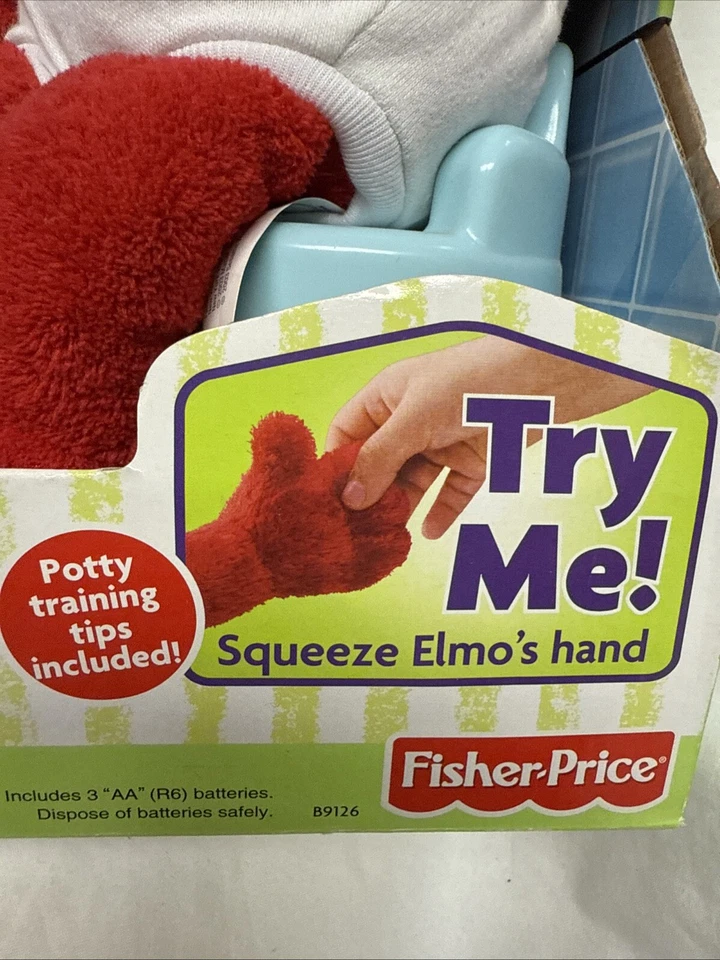 New Vintage Sesame Street POTTY ELMO (B9126) 2003 Fisher Price *See Description - image 4 of 4