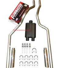 Truck Dual Exhaust w/ Flowmaster 44 Fits 99-08 Chevrolet Silverado GMC Sierra