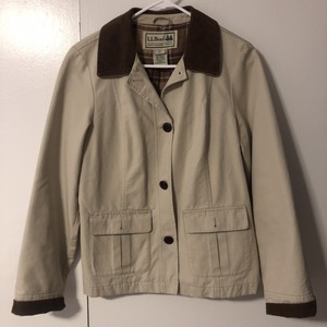 L L Bean Mens Barn Coat Jacket Size Small Flannel Lined Ebay