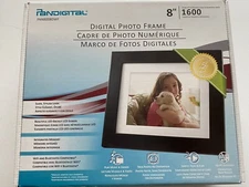 Pandigital PAN8008DWF 8" Digital Picture Frame - Stores 1600 images
