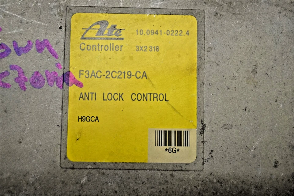 Módulo sistema de frenos ABS Ford Crown Victoria 1992-1994 F3AC2C219CA 242 9C3 Foto 2 de 3