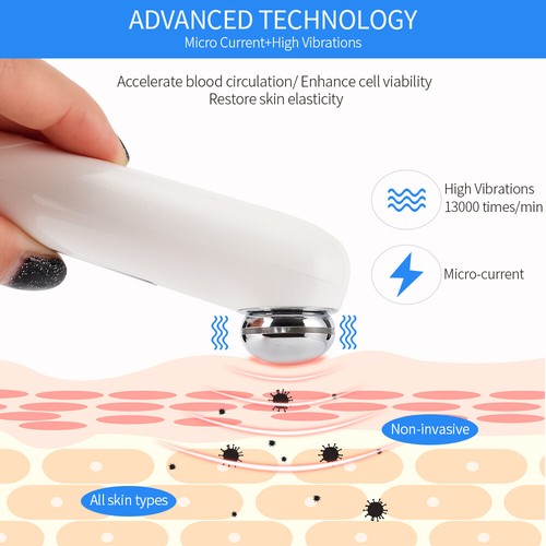 Electric EMS Ion Eye Face Massager Lift Tightening Vibration Pen Beauty Device - Picture 5 of 11