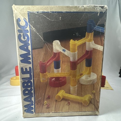 Marble Magic Maze Puzzle Vintage 1983 20+ Pieces, Instructions + Marbles - Picture 6 of 10