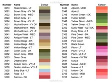 3013 - 3708   DMC CROSS STITCH SKEINS-THREADS CHOICE OF COLOURS FREE POST