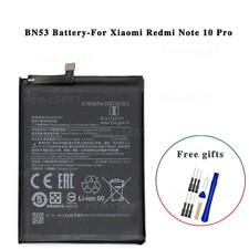 For Xiaomi Redmi Note 10 Pro M2101K6G M2101K6P M2101K6R BN53 Battery 5020mAh