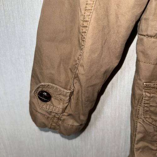 Gap Kids Jacket M(8) Brown Removable Fur Collar, Trendy - Picture 10 of 13