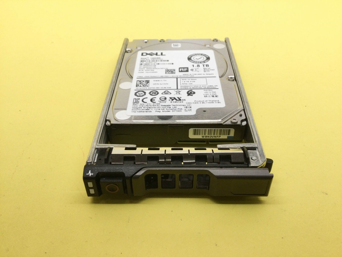 Dell JY57X 1.8TB 10K 2.5'' 12Gbps SAS Hard Drive