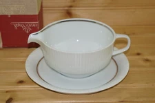 Rosenthal Modulation Serenade 2019 Gravy Boat or Sauce Bowl with Underplate, 7"
