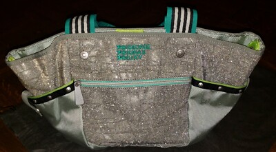 GEORGE GINA & LUCY ''W'' HANDBAG TECHNO FABRIC - NWT!!