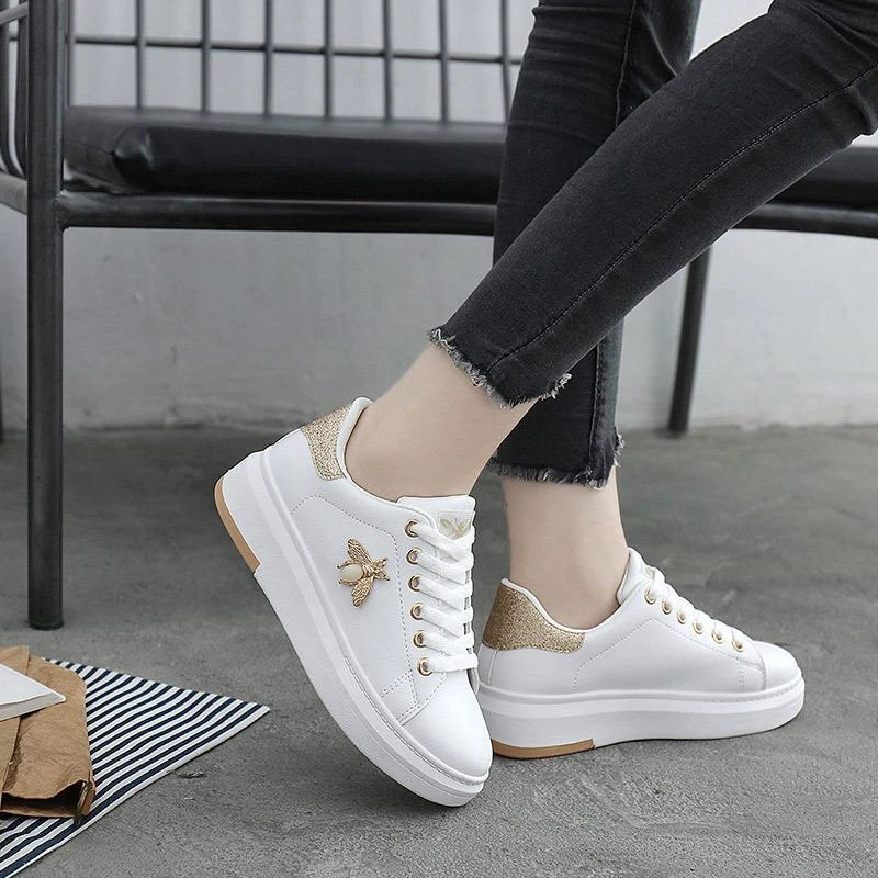 Zapatillas Deportivas De Tenis Para Caminar Blancos De Moda Originales | eBay