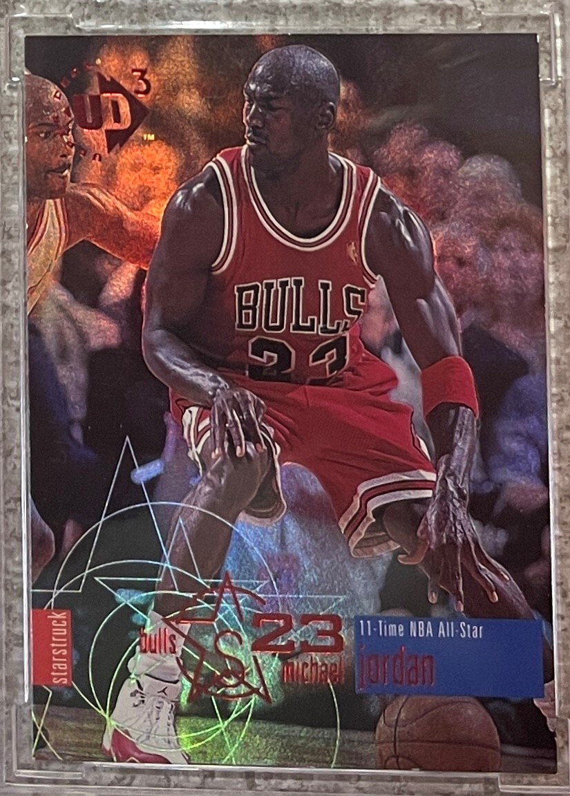 1997 UD UD3 MICHAEL JORDAN HOLOFOIL STARSTRUCK 23 BCCG 10