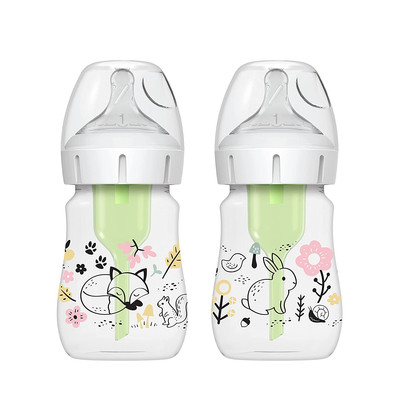 Dr. Brown s Natural Flow  Anti-Colic Options+  Wide-Neck Baby Bottle Designer Ed