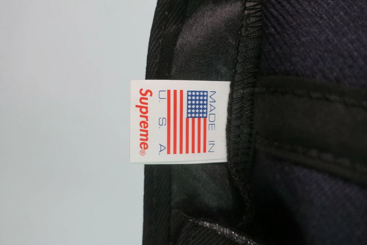 6 PANEL SUPREME ARABIC LOGO NAVY CAP HAT CAPS CASQUETTE CAMP NEW