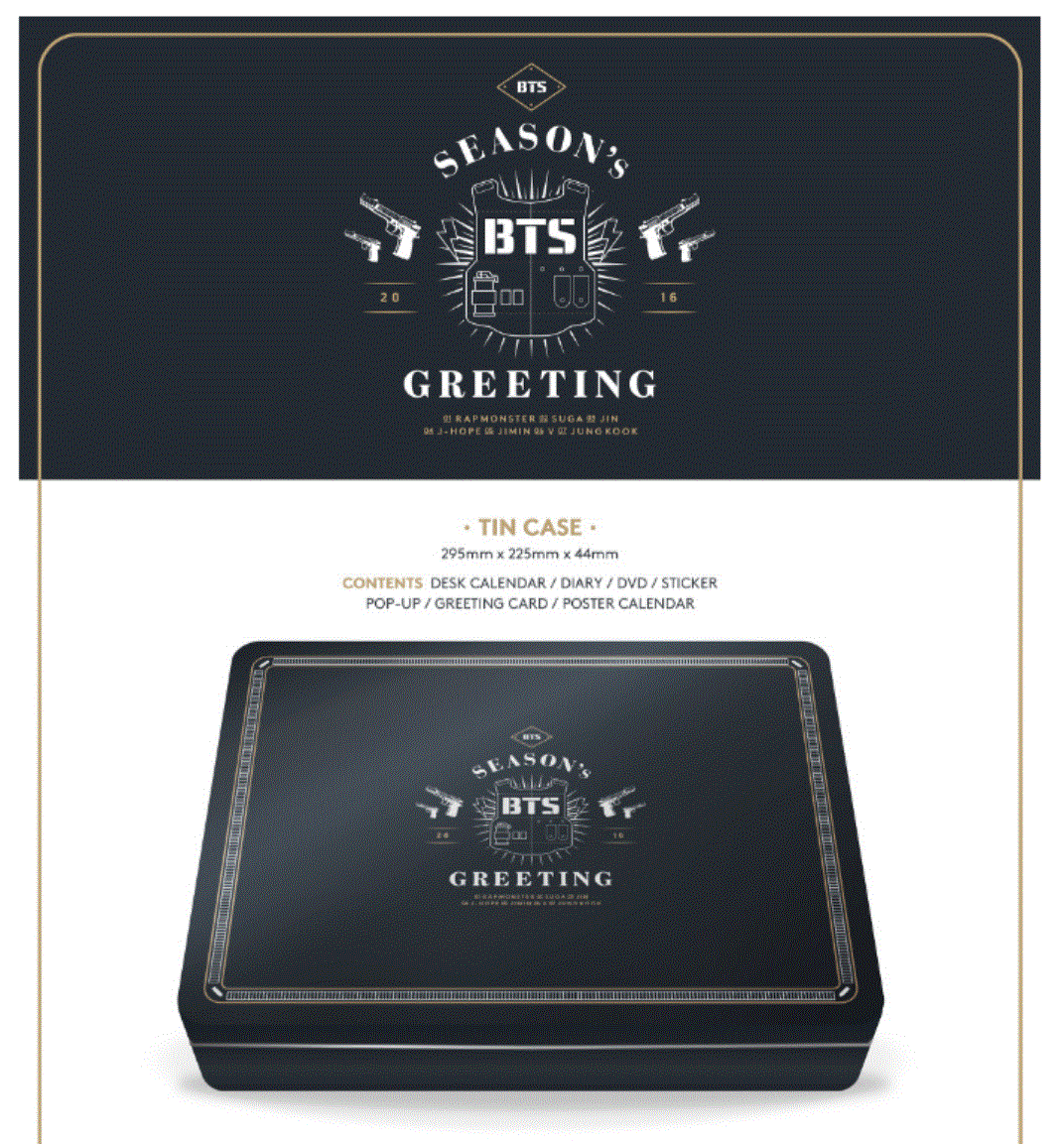 BTS SEASON's GREETING 2016 6-1106-2a