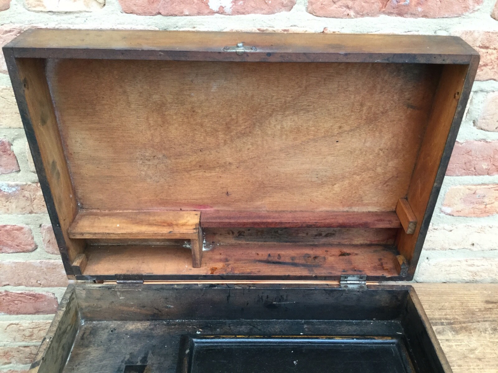 Vintage Ellams Duplicator wooden box restoration project eBay