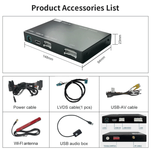 Wireless CarPlay Android Auto Interface for Mercedes Benz NTG4.5/4.7 System - Foto 8 di 8
