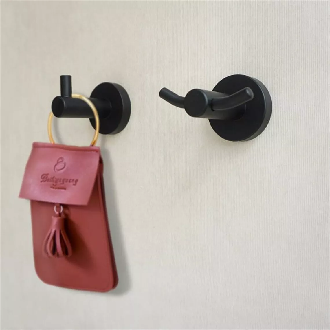 Creative Wall Hooks Decorative Hooks Wall Hook Coat Hangers Black