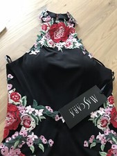 NEW High School PROM Dress MASCARA Ladies Girls Evening Backless BLACK4 6 BNWT