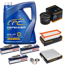 Inspektionspaket 5L MANNOL 10W-40 f&uuml;r Dacia Sandero II Logan MCV