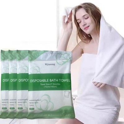 wetferf 20 Pack Disposable Bath Towels Durable Large Portable Thicken Camping To