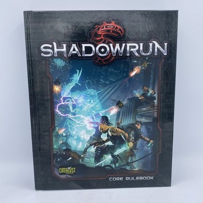 2013 First Printing SHADOWRUN FIFTH EDITION Core RULEBOOOK - Hardcover Catalyst