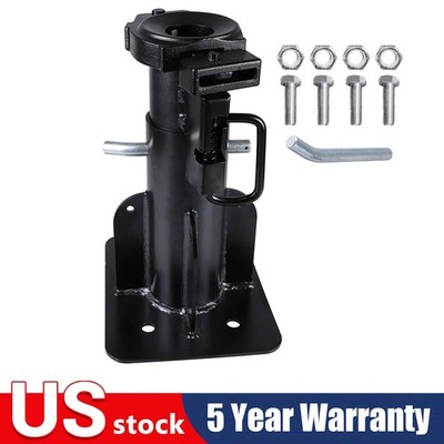 15''-17'' Adjustable Fifth 5th Wheel Fits Camper RV Adapter Hitch to Gooseneck