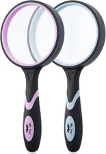 Large Magnifying Glass 10X Handheld Reading Magnifier for Seniors  Kids - 10..