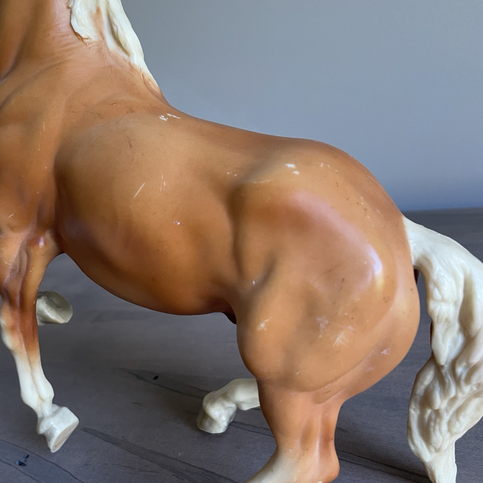 Breyer Horse Semi Rearing American Mustang #118 Traditional Model SHRINKY? *Read