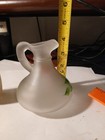 frosted glass Salt And Pepper Shakers And A Cruet — photo 7