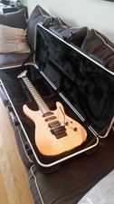 Jackson 6-String Electric Guitar Natural Finish Solid Body 24-Fret w/Hard Case