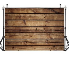 8X6FT Wood Backdrops Old Vintage Battered Wooden Board Backdrop Seamless Brow...